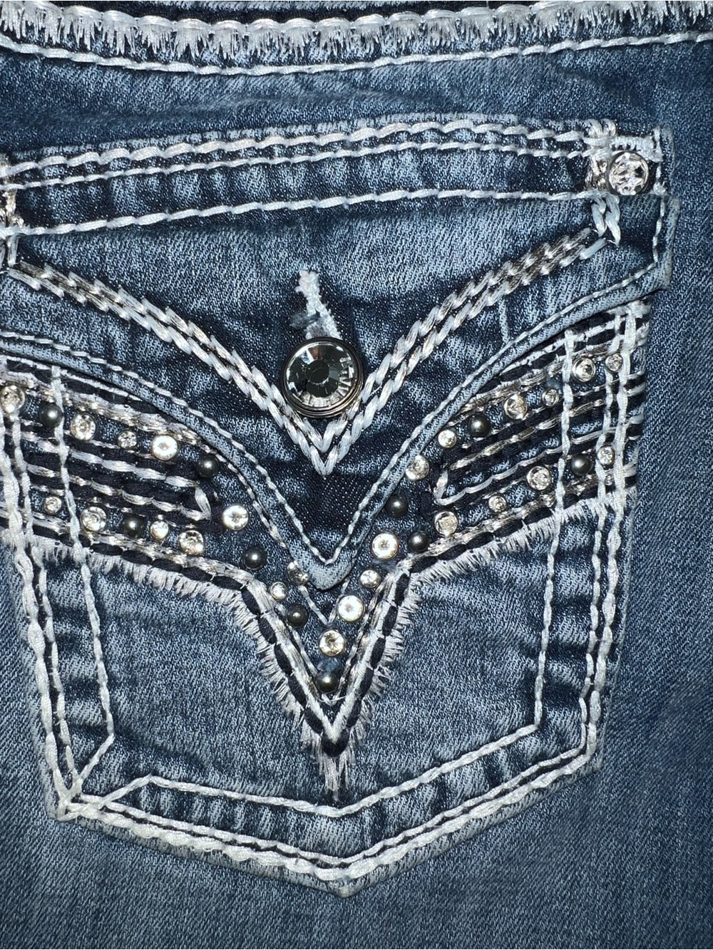 Buckle Vigoss Women’s Blue Boot Cut Jeans! Size 11/12 Length 33. Excellent - Picture 14 of 16